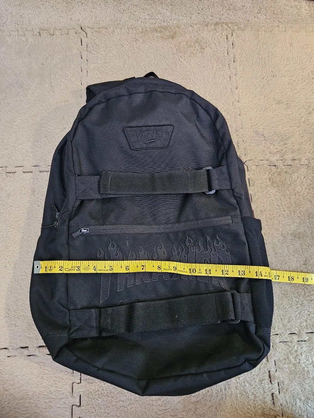 Vans X Thrasher Authentic III Skatepack Dual adjustable skateboard carry straps